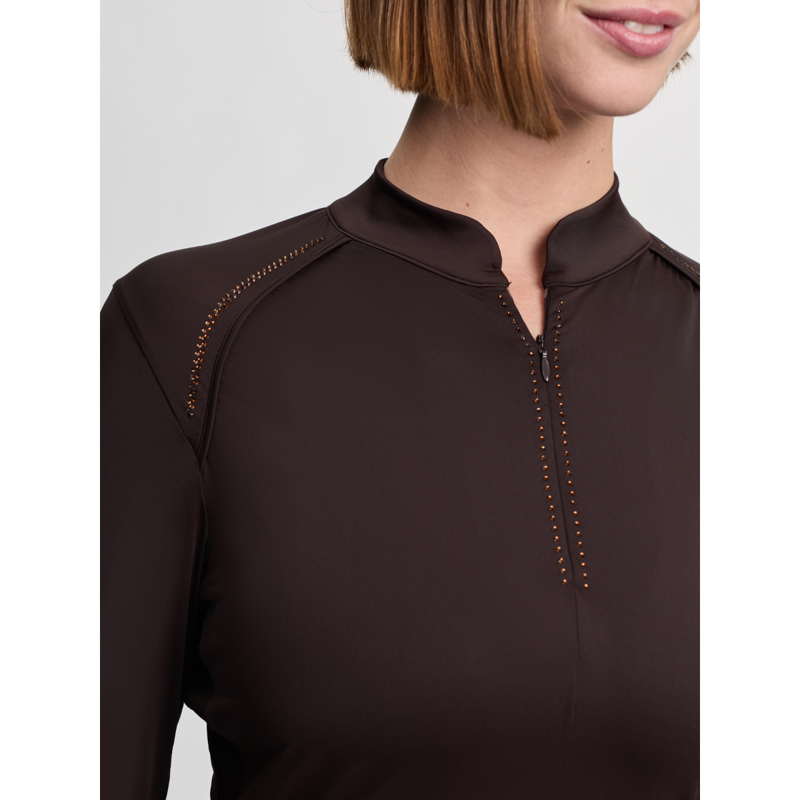 LeMieux Brilliance Heyden Lightweight Base Layer - Espresso-5