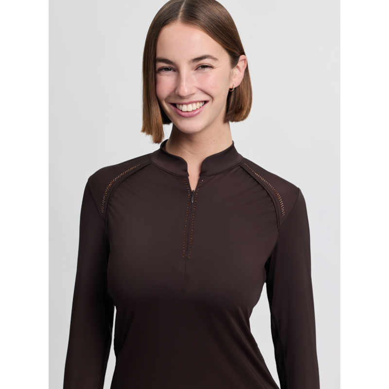 LeMieux Brilliance Heyden Lightweight Base Layer - Espresso-7