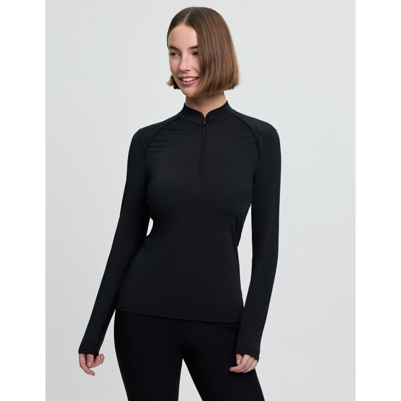 LeMieux Brilliance Heyden Lightweight Base Layer - Black-2