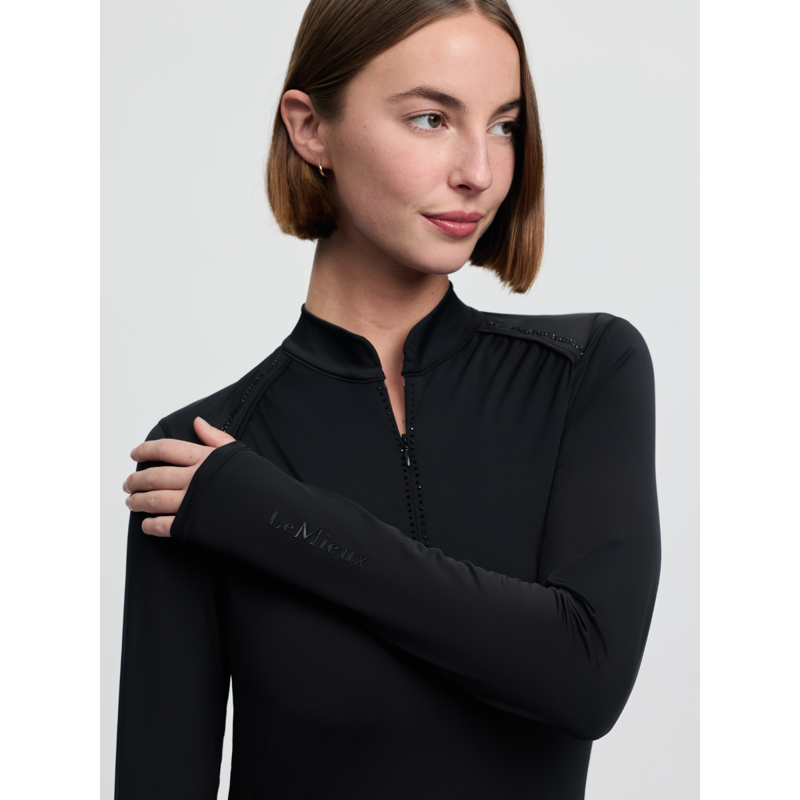LeMieux Brilliance Heyden Lightweight Base Layer - Black-3