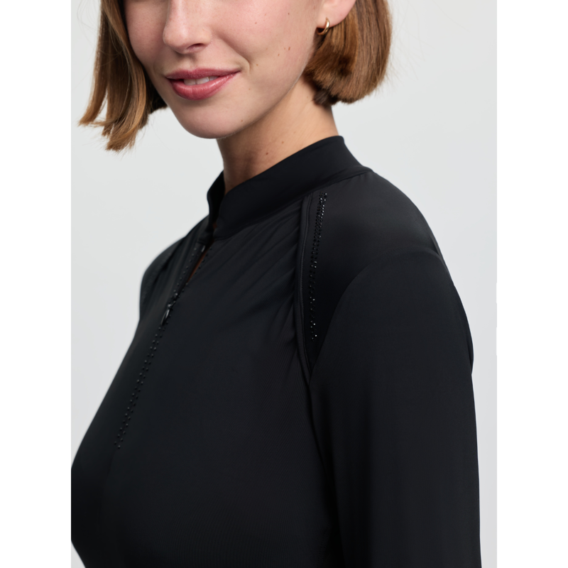 LeMieux Brilliance Heyden Lightweight Base Layer - Black-4