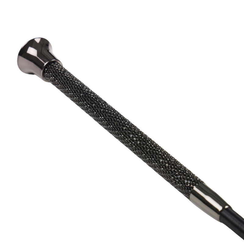 LeMieux Brilliance Baton Whip - Black-1