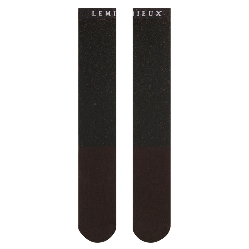 LeMieux Brilliance Competition Sock - Espresso-1