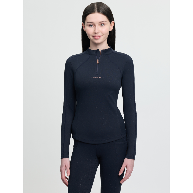 LeMieux Young Rider Sparkle Base Layer - Navy-1