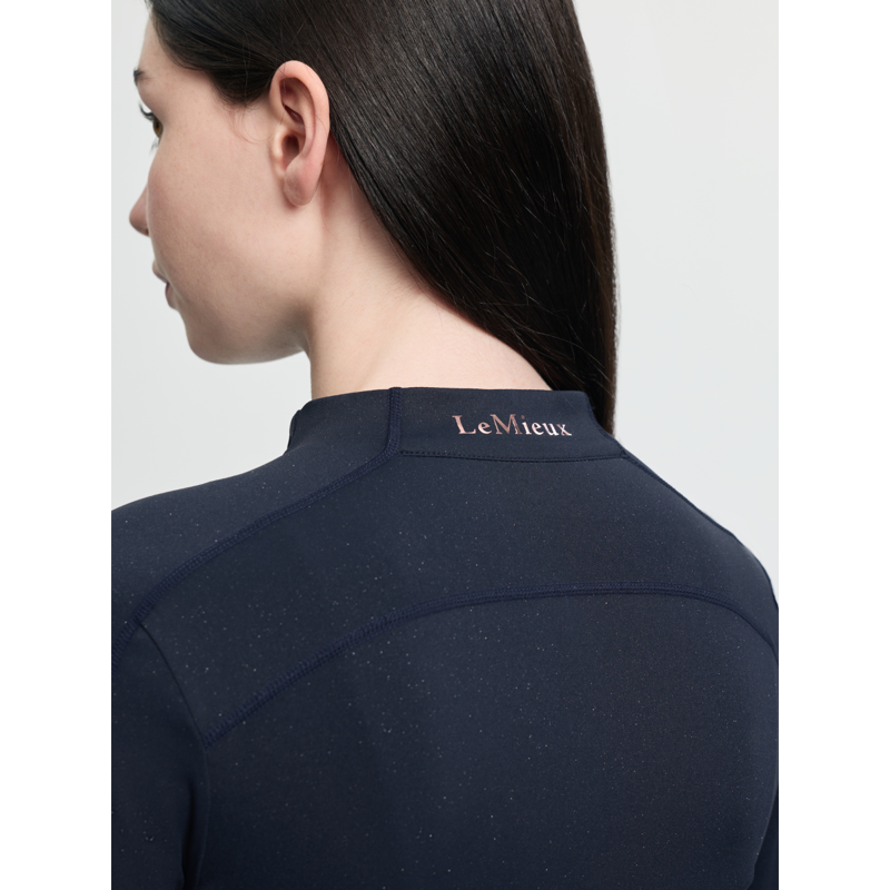 LeMieux Young Rider Sparkle Base Layer - Navy-3