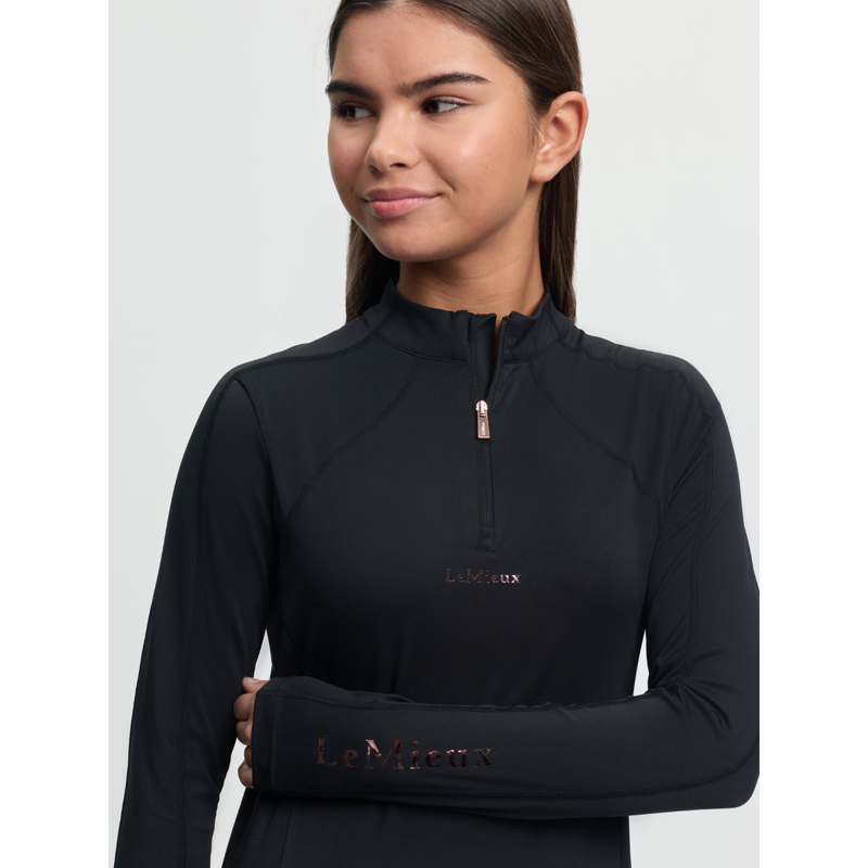 LeMieux Young Rider Sparkle Base Layer - Black-3
