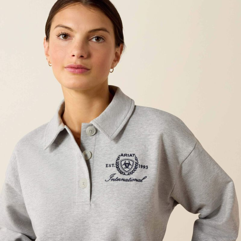 Ariat Women's Lovett Sweatshirt - Heather Grey-2