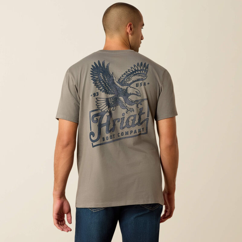 Ariat Men's Paintriot Classic Fit T-Shirt - Smoked Pearl-1