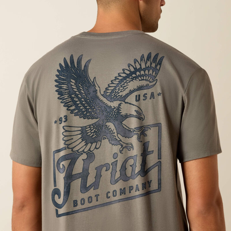 Ariat Men's Paintriot Classic Fit T-Shirt - Smoked Pearl-3
