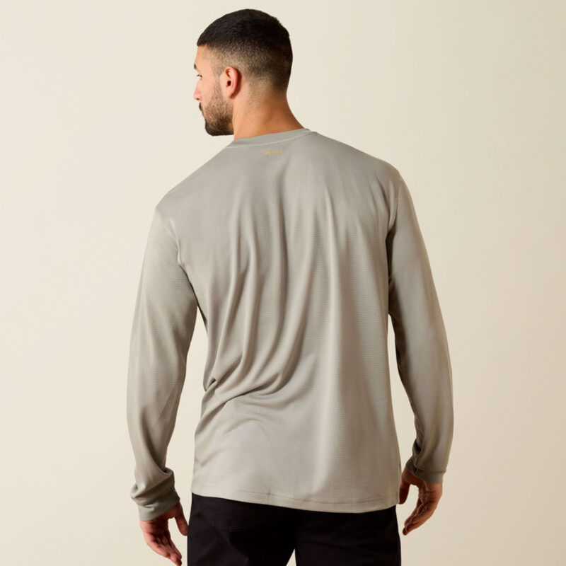 Ariat Men's Rebar Heat Fighter Staple T-Shirt - Wild Dove-1