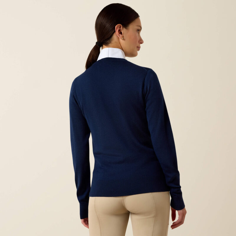 Ariat Women's Saluut Sweater - Navy Eclipse-1