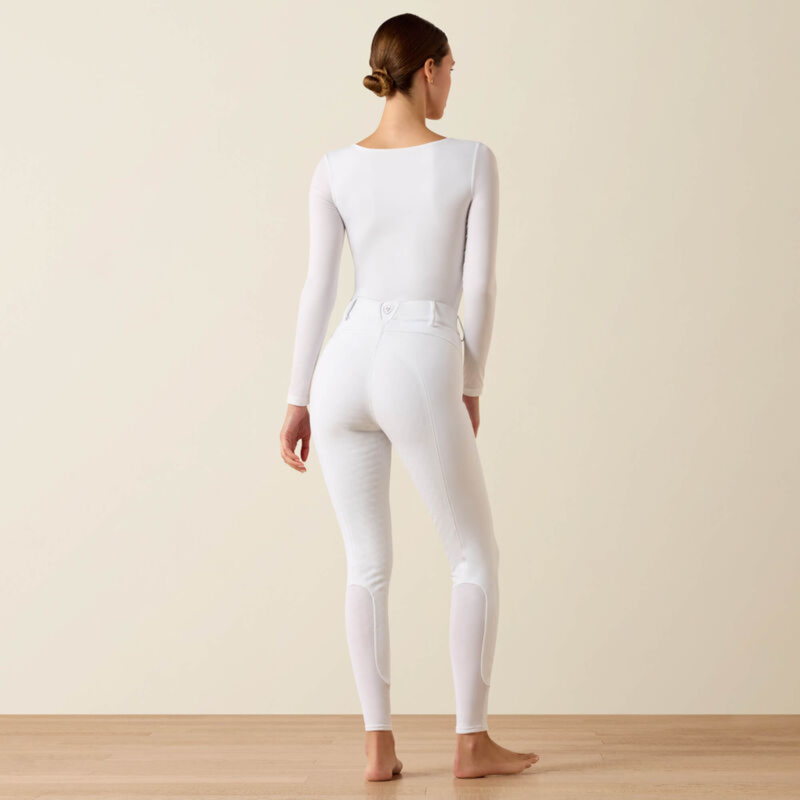 Ariat Women's Tri Factor Allure Full Seat Breeches - White-1
