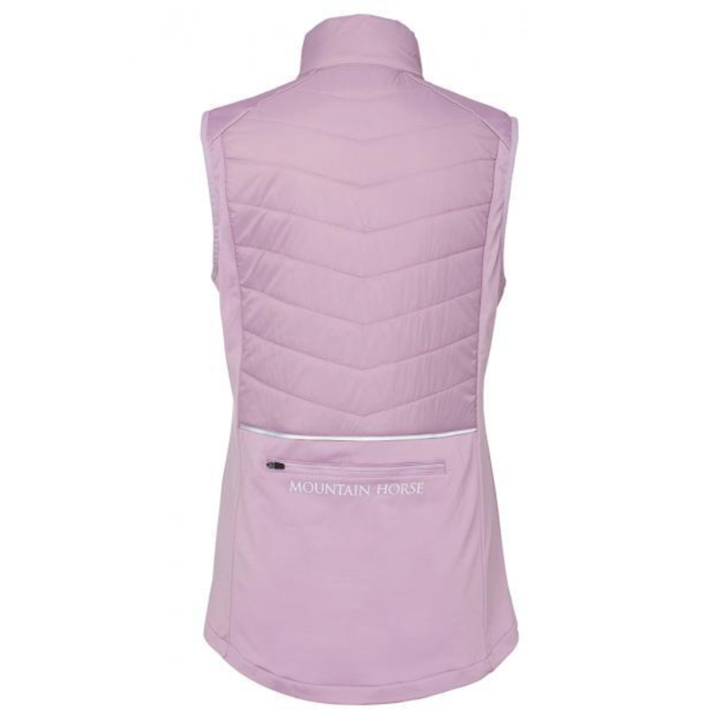 Mountain Horse Ladies Prime Hybrid Vest - Mouve Pink-1