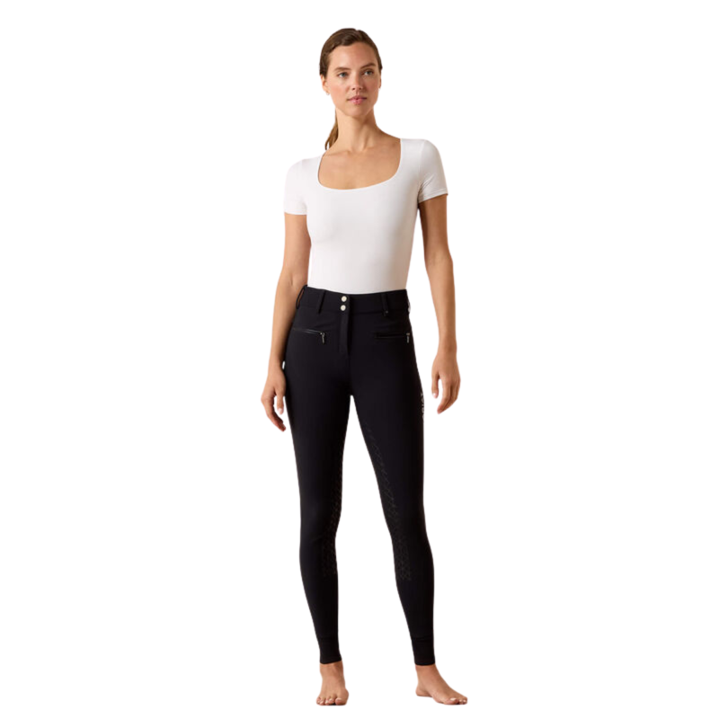 Ariat Women's Tri Factor Allure Full Seat Breeches - Black-5