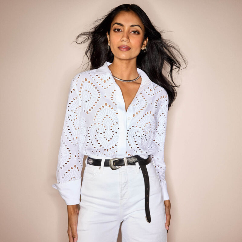 Ariat Women's Millington Blouse - White-4