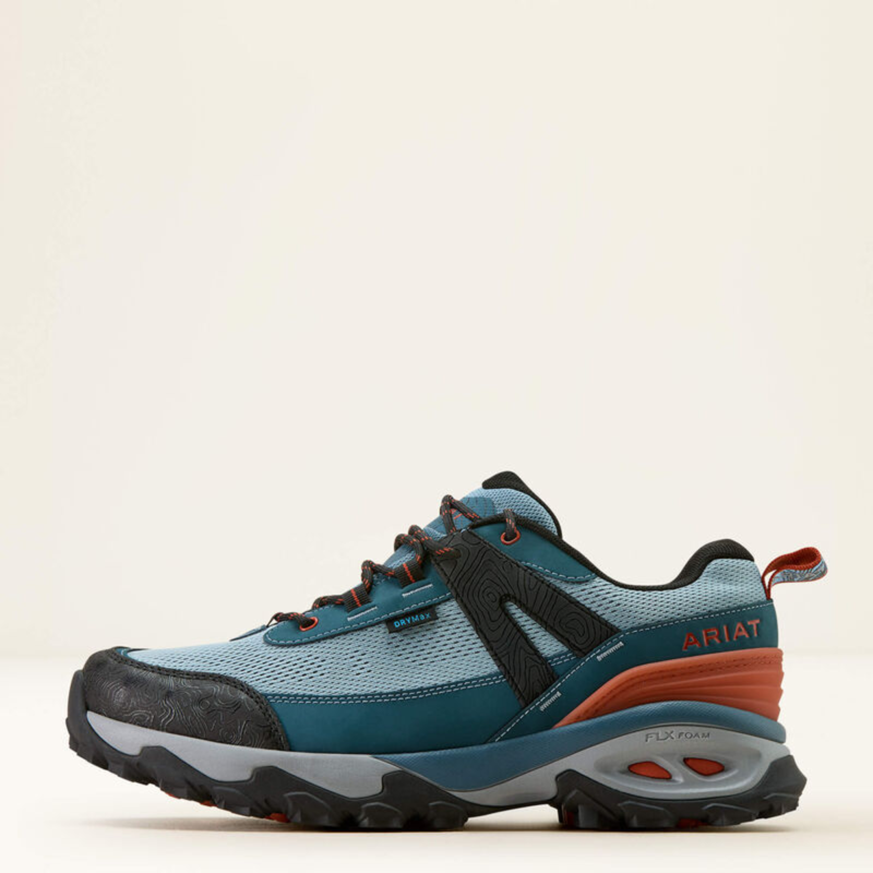 Ariat Men's Traverse Low Waterproof Hiking Shoe - Blue Depths-1