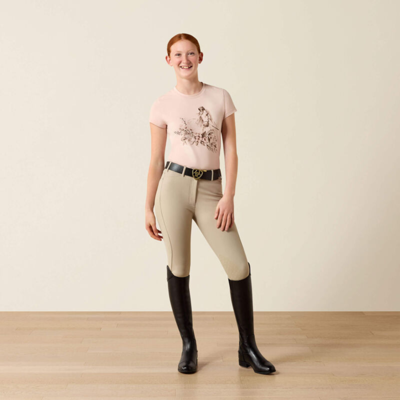 Ariat Youth Ethereal Equine T-Shirt - Sepia Rose-3