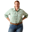 Ariat Women's Rebar Made Tough DuraStretch Work Shirt - Clearly Aqua