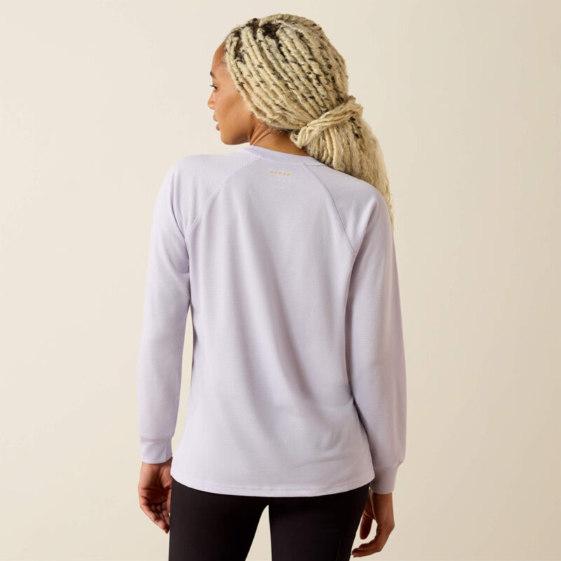 Ariat Women's Rebar Heat Fighter Essential T-Shirt - Thistle-3