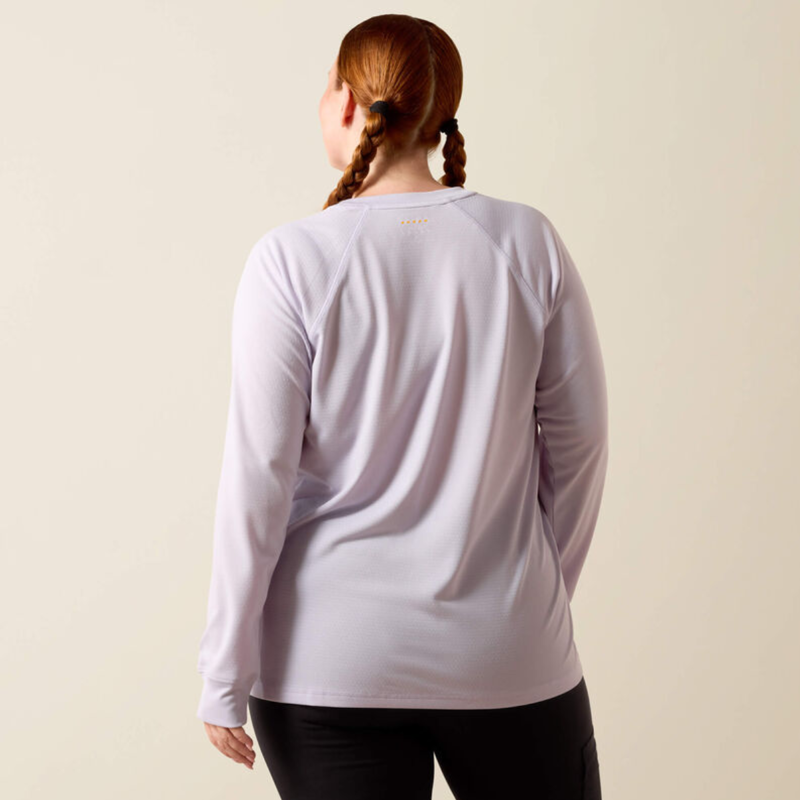Ariat Women's Rebar Heat Fighter Essential T-Shirt - Thistle-1