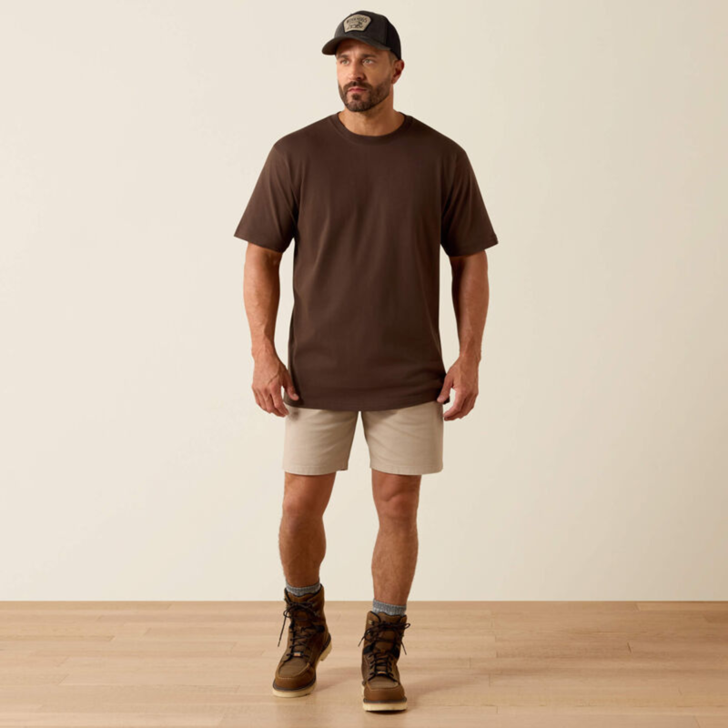 Ariat Men's Rebar Cotton Strong Standard T-Shirt - Wren-3