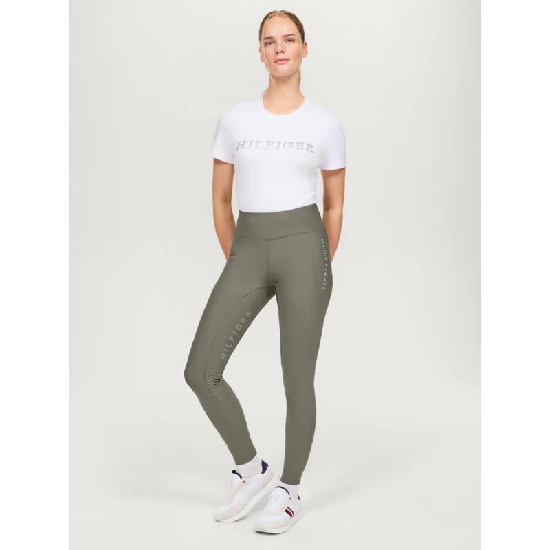 Tommy Hilfiger Women's Devon Riding Leggings - Ash-2