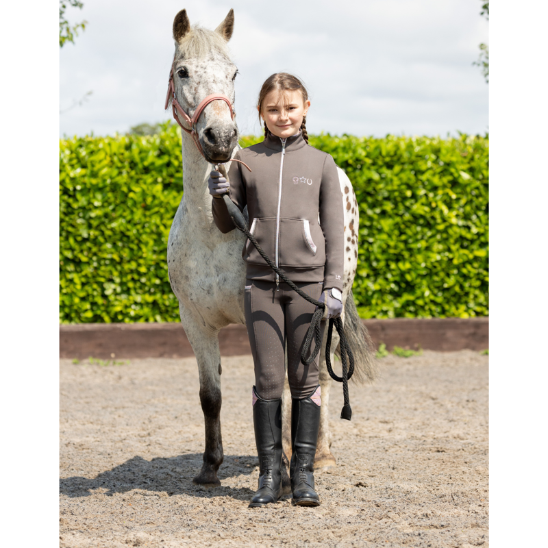 Hy Equestrian Children's Union Jack Riding Boots - Pink-1