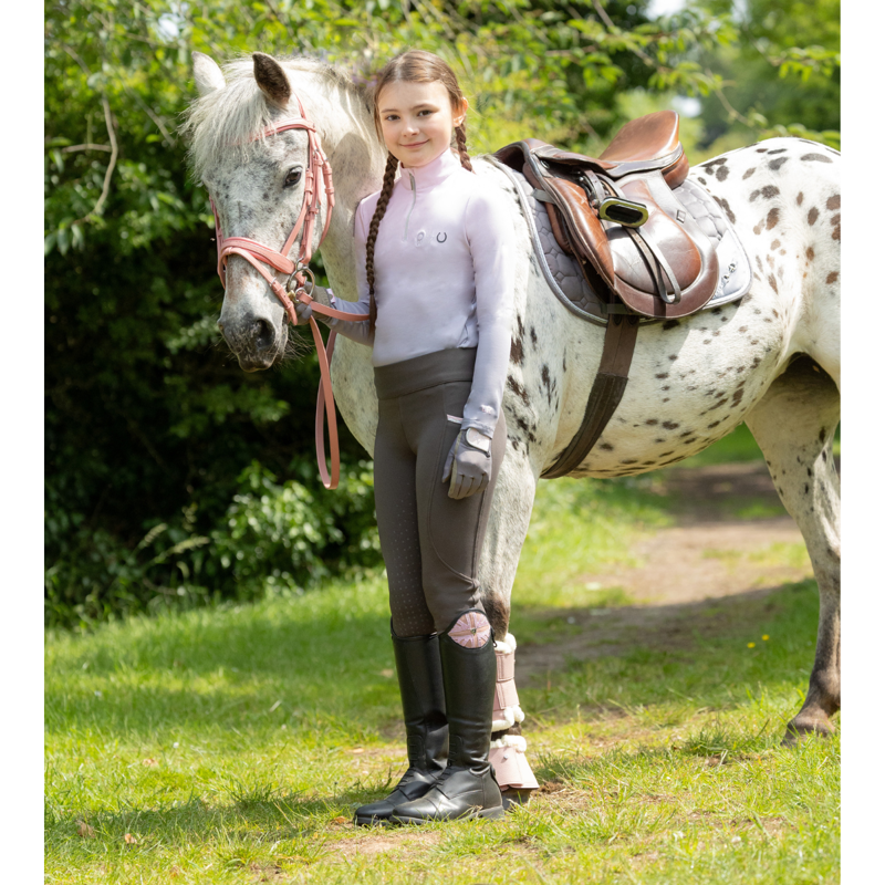 Hy Equestrian Children's Union Jack Riding Boots - Pink-2