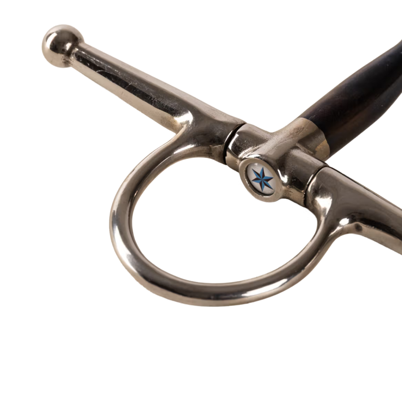 Kentucky Velari Full Cheek Bit Double Jointed Sweet Iron 16mm Bit-2