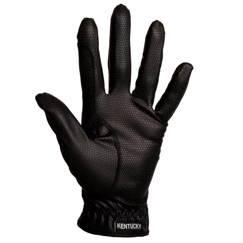 Kentucky Grip Riding Gloves - Black-1