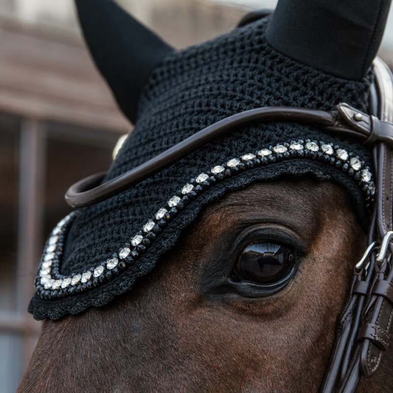 Kentucky Wellington Soundless Big Stone and Pearl Fly Veil - Black-1