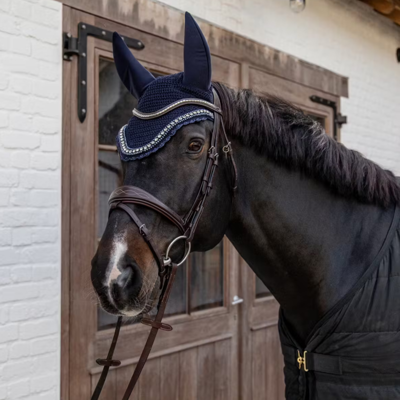 Kentucky Wellington Soundless Big Stone and Pearl Fly Veil - Dark Navy-1