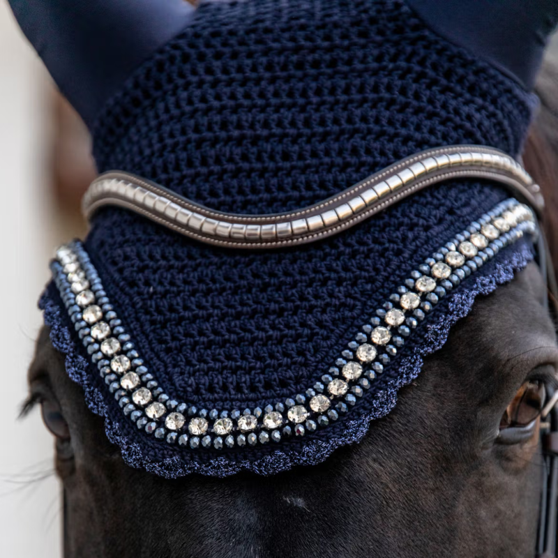Kentucky Wellington Soundless Big Stone and Pearl Fly Veil - Dark Navy-2