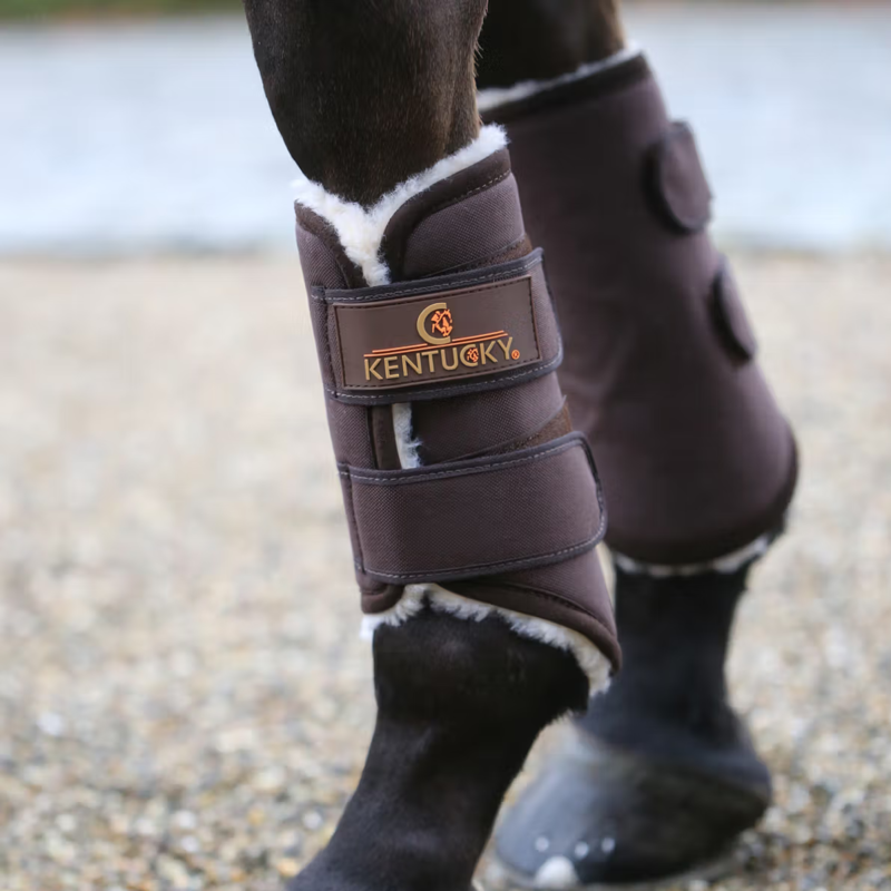 Kentucky Solimbra Brushing Boots Front - Brown-1