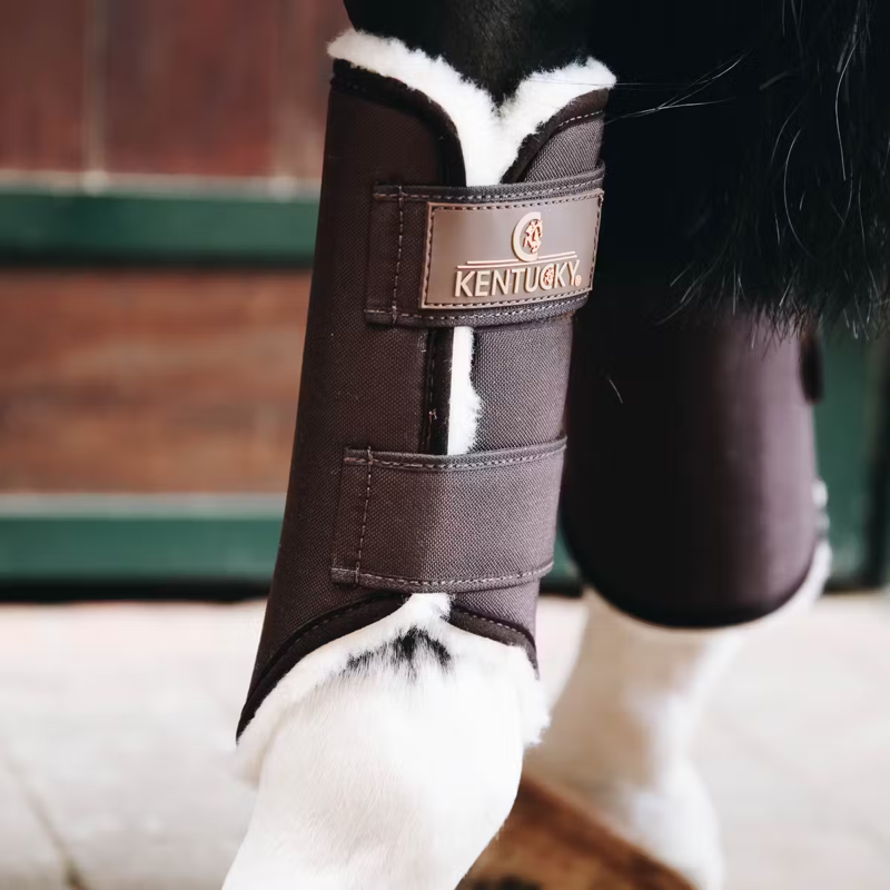 Kentucky Solimbra Brushing Boots Hind - Brown-1