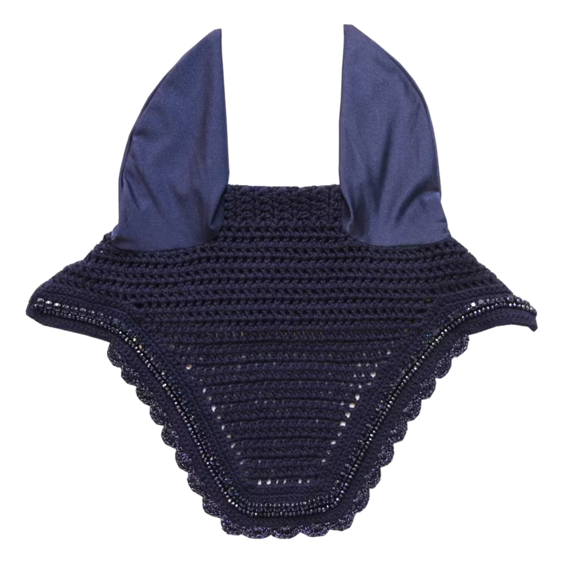 Kentucky Wellington Stone and Pearl Fly Veil - Dark Navy