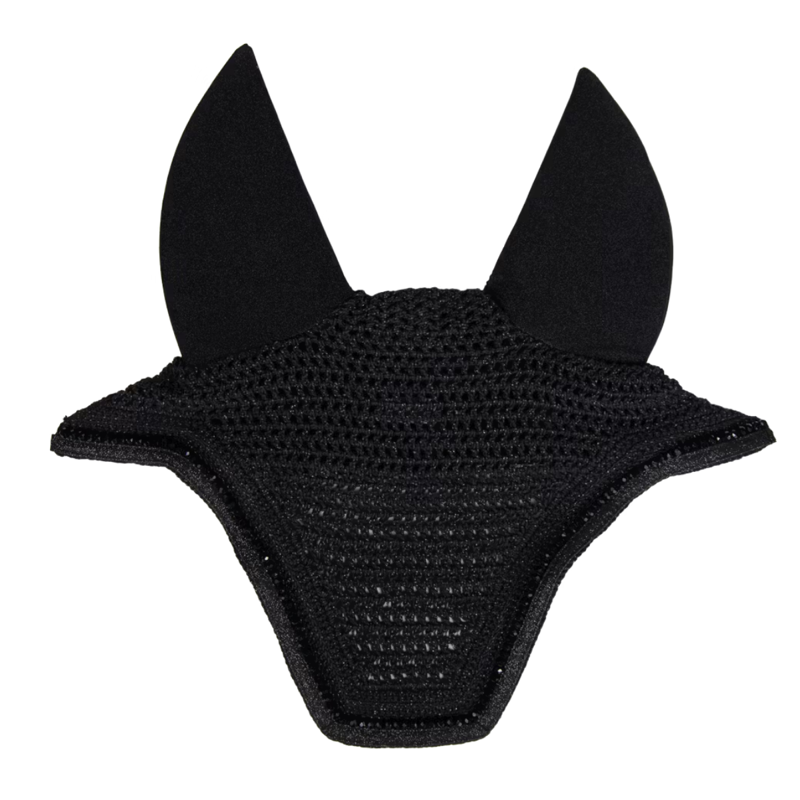 Kentucky Wellington Soundless Glitter Fly Veil Full - Black