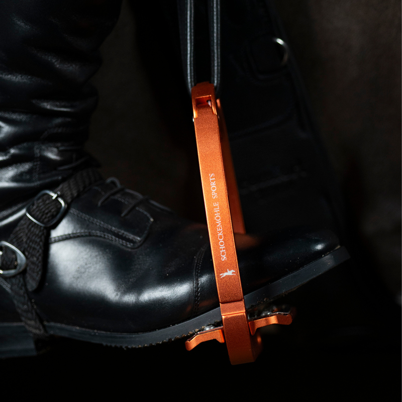 Schockemohle SP RevoGuard Safety Stirrup - Orange-2