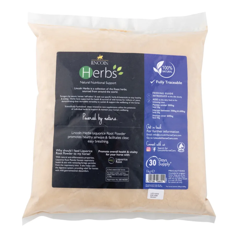 Lincoln Herbs Liquorice Root Powder 1kg-1