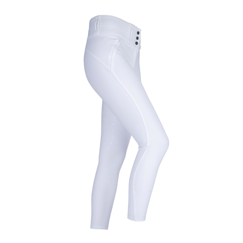 Aubrion Ladies Optima PX Breeches - White-4