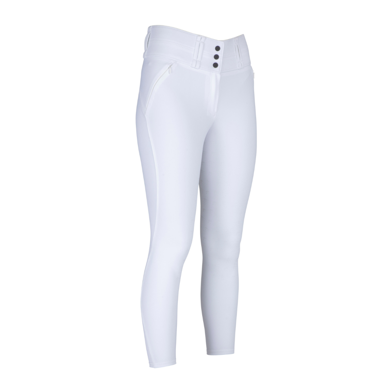 Aubrion Ladies Optima PX Breeches - White-2