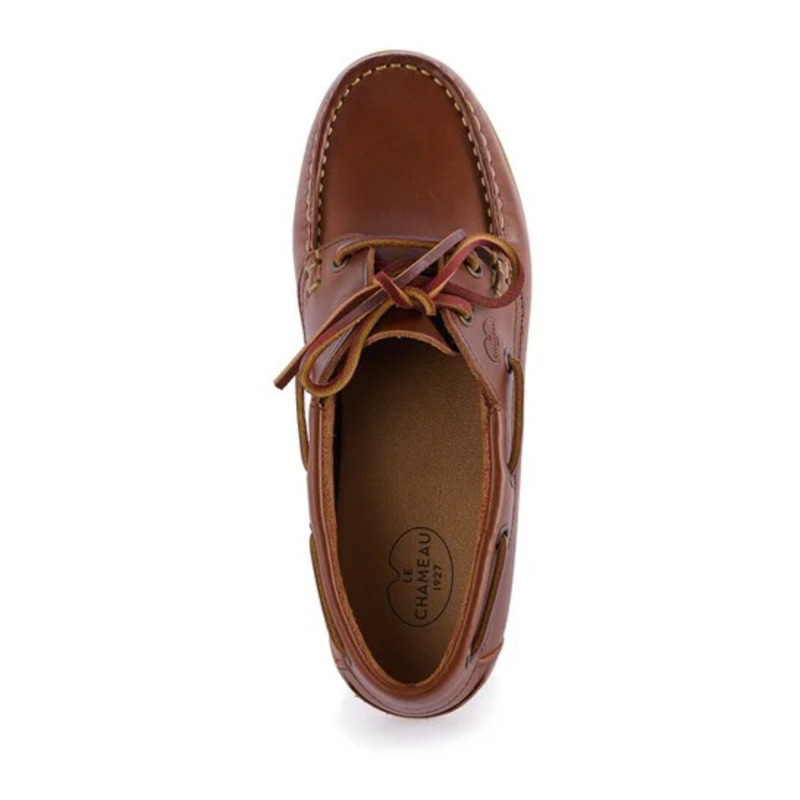Le Chameau Women's Galion Femme Deck Shoes - Chestnut-1