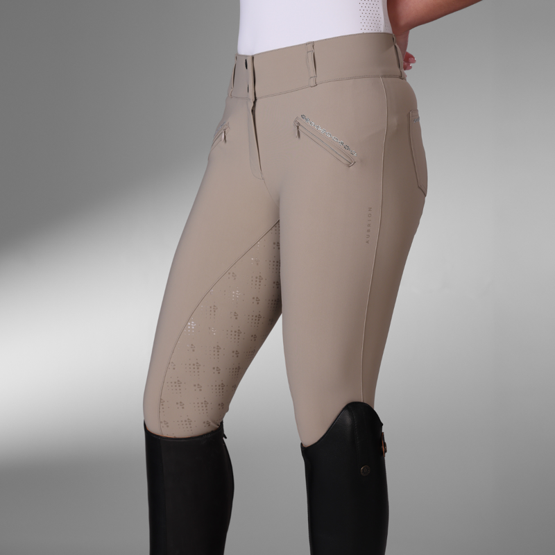 Aubrion Ladies Optima LX Breeches - Beige-5