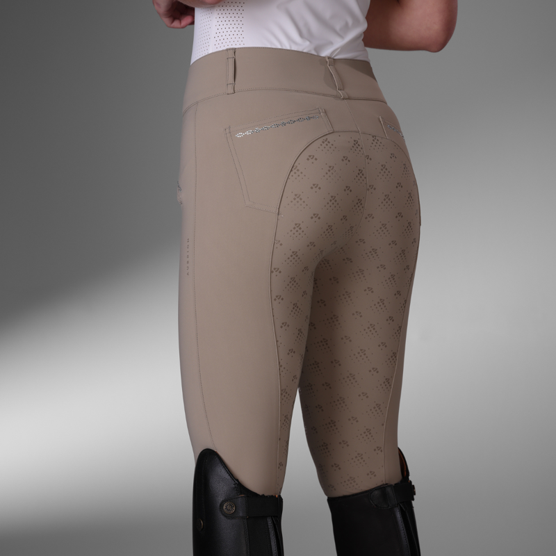 Aubrion Ladies Optima LX Breeches - Beige-6