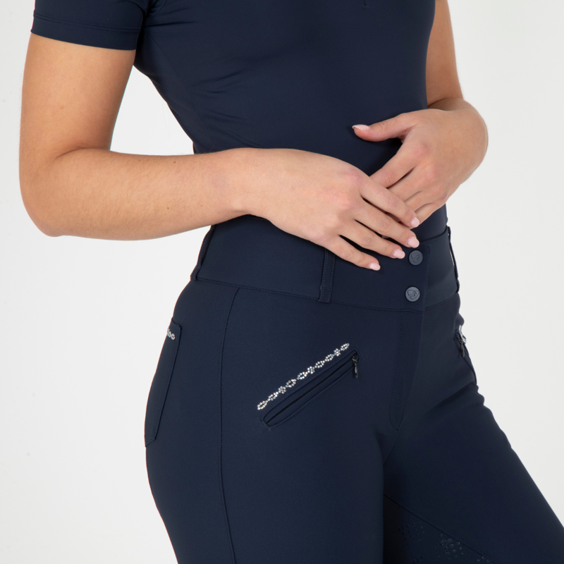Aubrion Ladies Optima LX Breeches - Navy-5