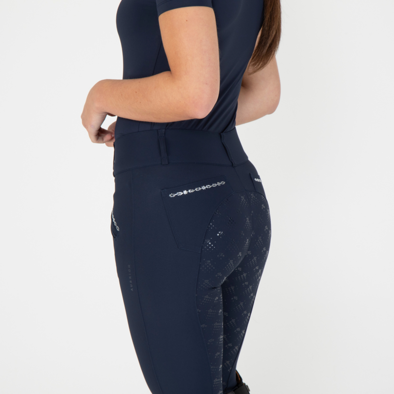 Aubrion Ladies Optima LX Breeches - Navy-6