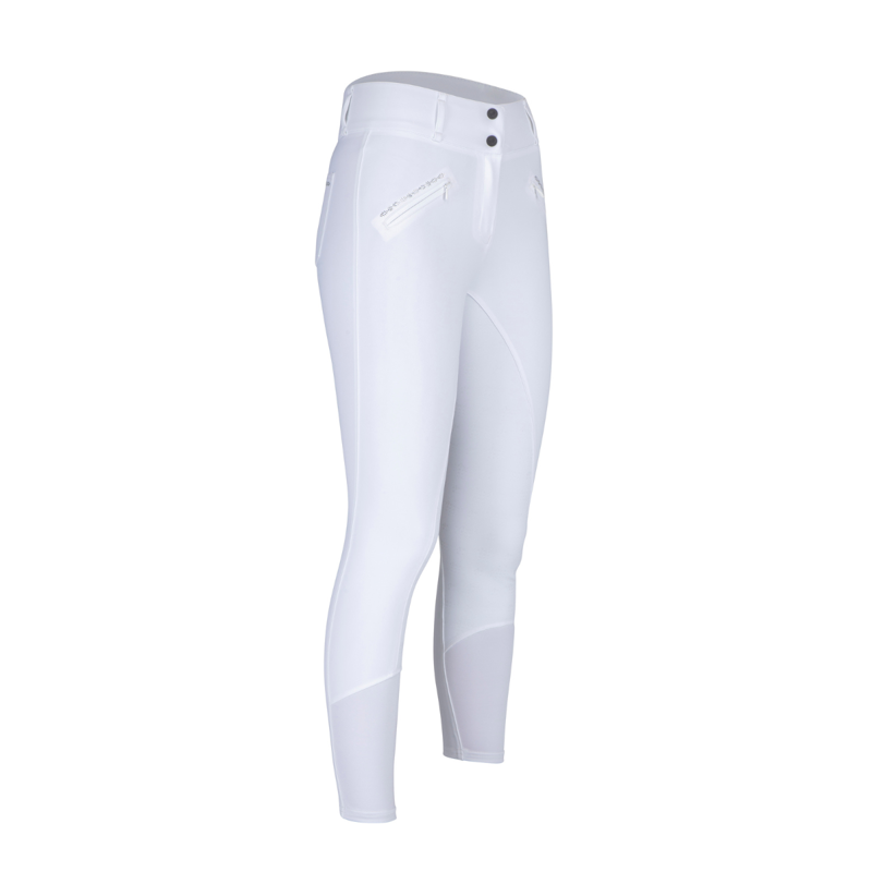 Aubrion Ladies Optima LX Breeches - White-2