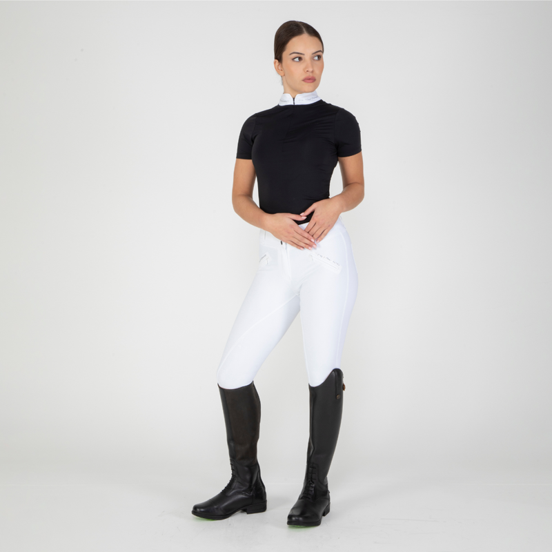 Aubrion Ladies Optima LX Breeches - White-7