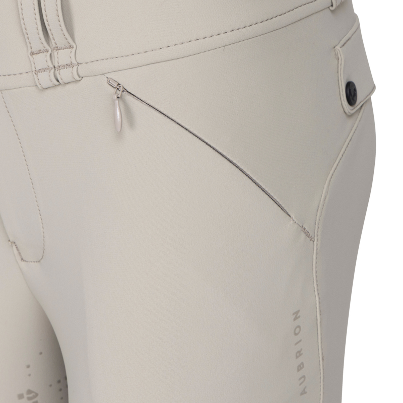 Aubrion Optima Young Rider MX Breeches - Beige-2