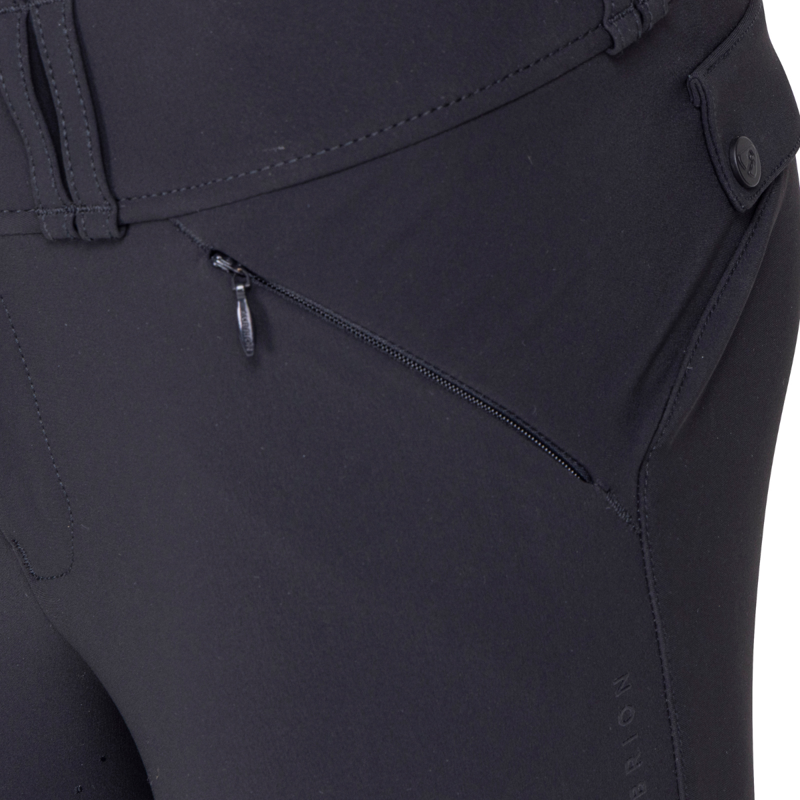 Aubrion Optima MX Breeches - Young Rider - Black-4